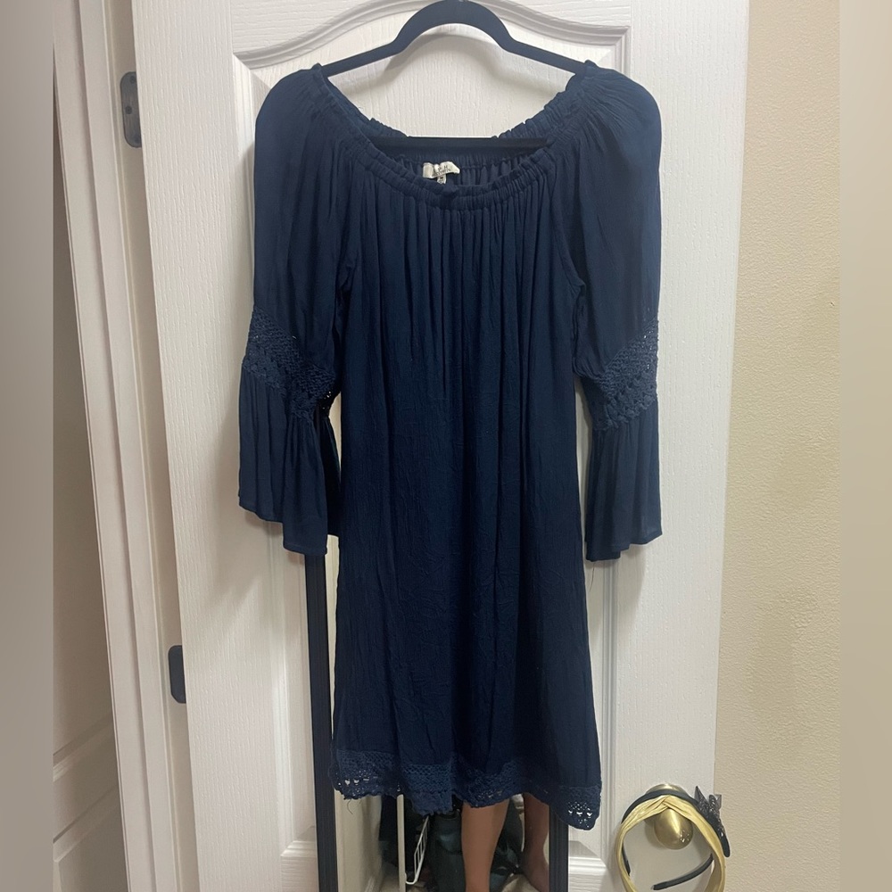 Blue dress